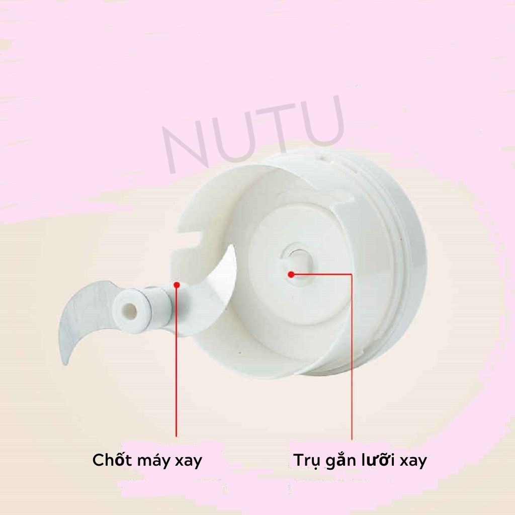 Dụng Cụ Xay Tỏi Ớt Cầm Tay Mini Food Chopper