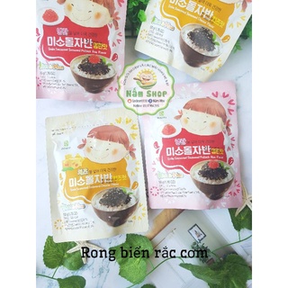 Rong biển rắc cơm em bé cười Hàn Quốc