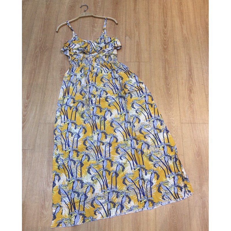 [Chuyên sỉ]Váy maxi lanh 2 dây 1 tầng ngực💯{Cam kết hàng chất lượng} | BigBuy360 - bigbuy360.vn