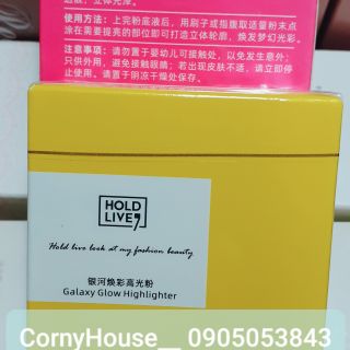 (Sẵn Hồng + Vàng) HOLD LIVE - Phấn bắt sáng Galaxy Glow Highlighter Hold Live