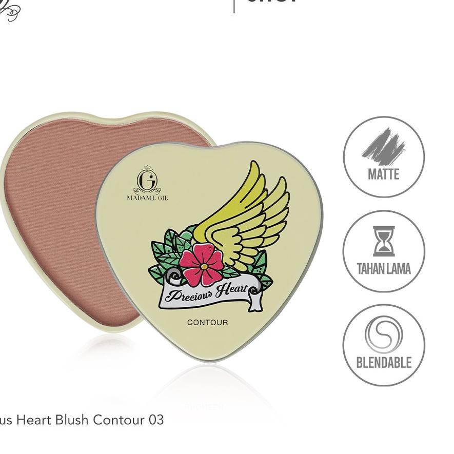 (hàng Mới Về) Hộp Phấn Bắt Sáng 3.3 Madame Gie Trái Tim Xinh Xắn | BigBuy360 - bigbuy360.vn