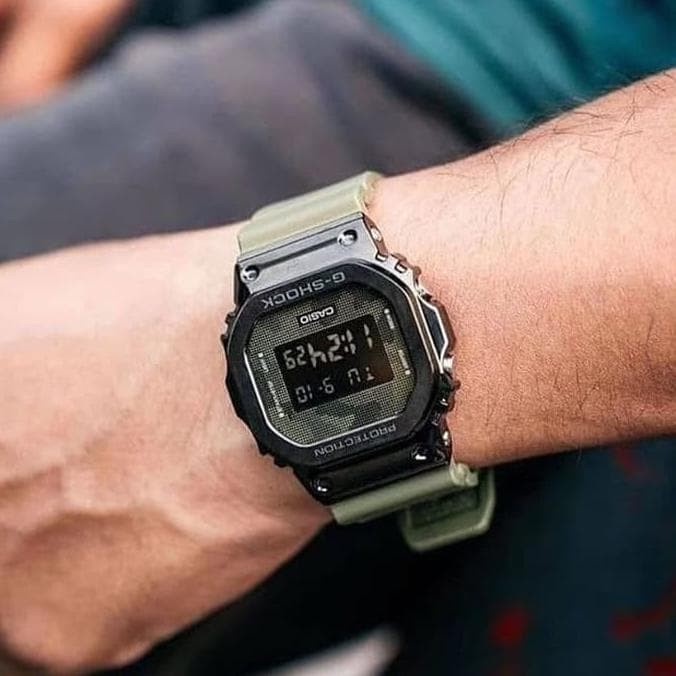 Đồng Hồ Casio Nam Dây Nhựa GSHOCK GM-5600B-3DR Chính Hãng