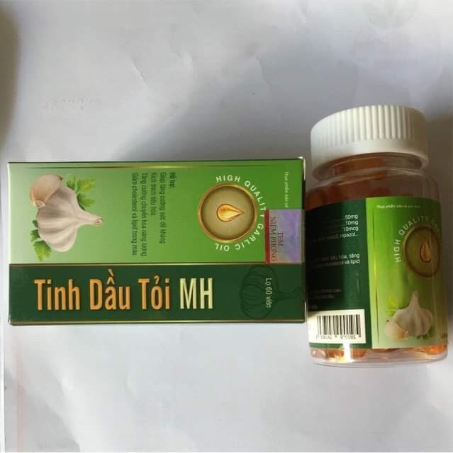 Tinh Dầu Tỏi MH (hỗ trợ tăng cường sức đề kháng, giảm cholesterol và lipid trong máu)