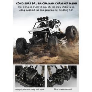 [Giá Sốc] Ô Tô Điều Khiển Từ Xa Rock Crawler 2 Cầu, Độ Bên Cao, Chống Va Đạp, Không Rò Rỉ, Món Quà Tặng Cho Bé