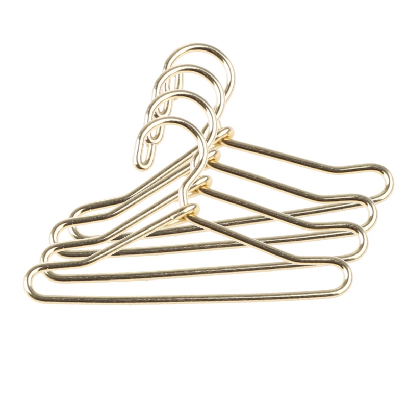 Set 4 Móc Treo Quần Áo Búp Bê 1 / 12