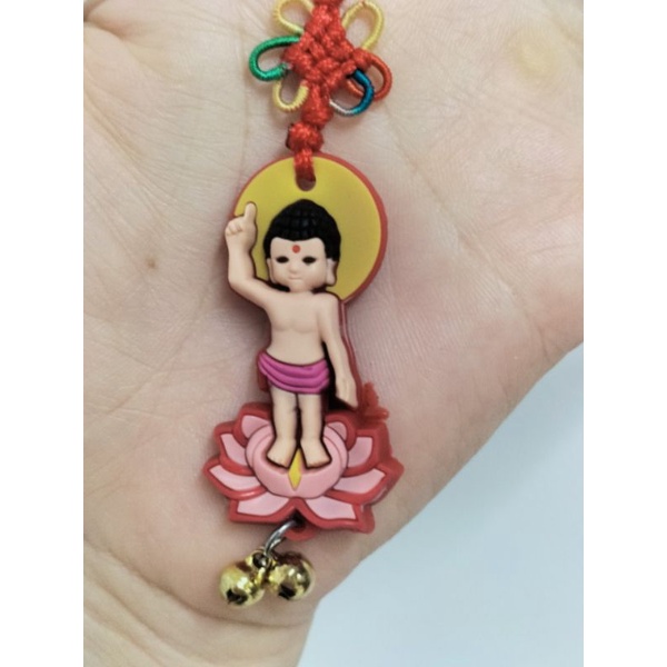 Móc treo tượng Phật Đản Sanh ngự toà sen