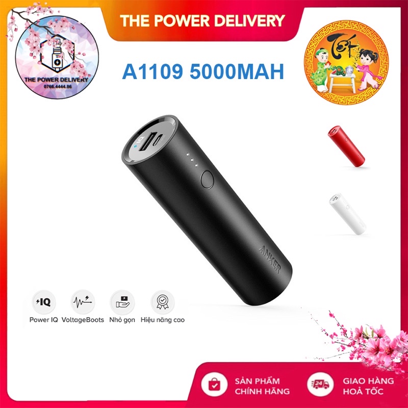 [ NEW 100% ] Pin Dự Phòng Anker PowerCore 5000mAh - A1109 - Bảo hành 12 tháng