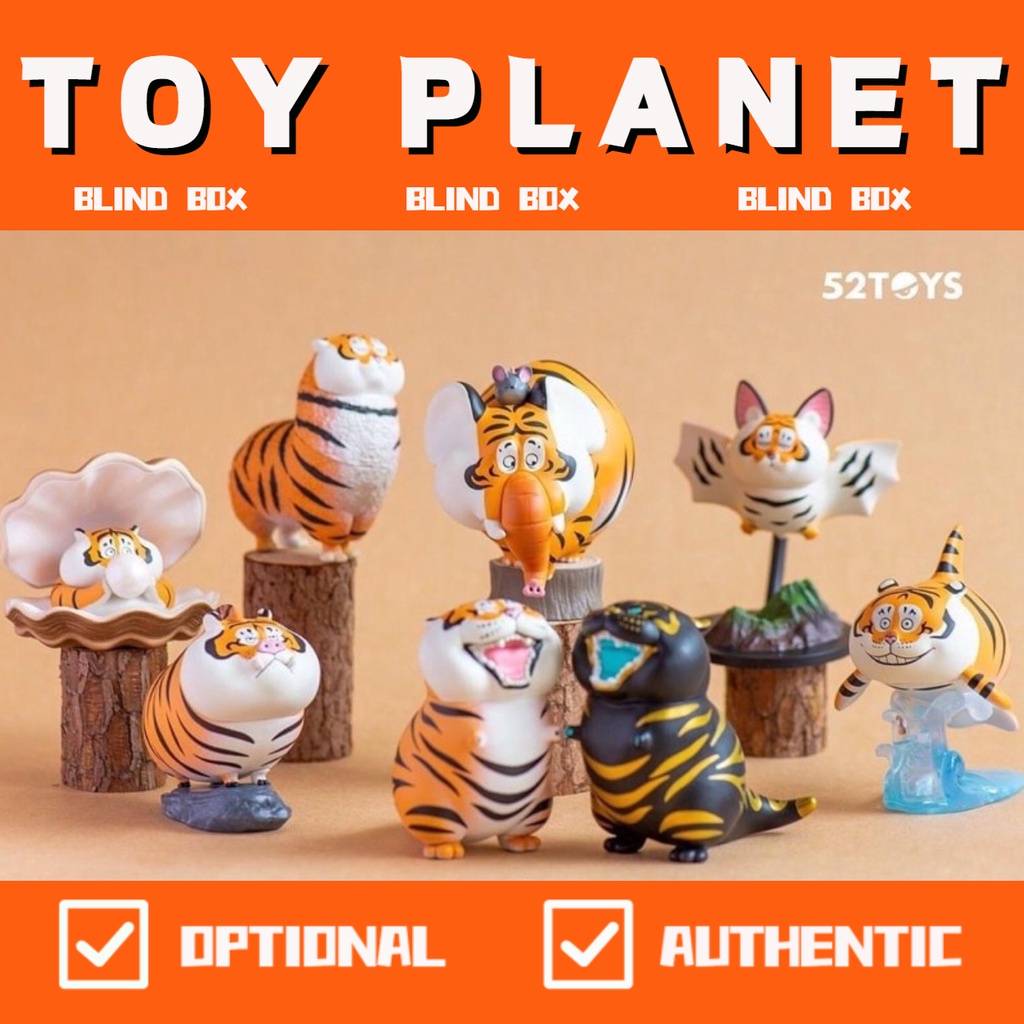 Đồ Chơi pop mart popmart art Nghệ Thuật fujima variety fat tiger series 52