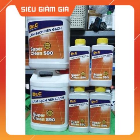 Nước tẩy sàn nhà tẩy rửa dung dịch tẩy bồn cầu chậu rửa mặt tẩy mặt sàn gạch DRC 5 lít