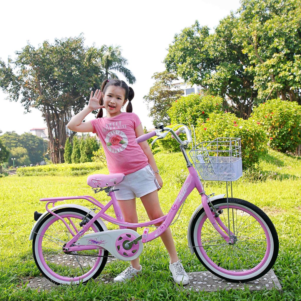 Xe đạp trẻ em, xe đạp cho bé 8 tuổi đến 9 tuổi  Totem Candy 20 [CHÍNH HÃNG]
