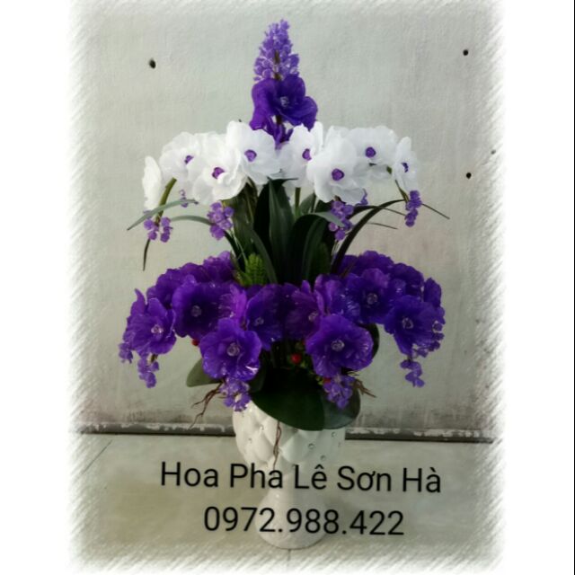 Hoa lan đá pha lê