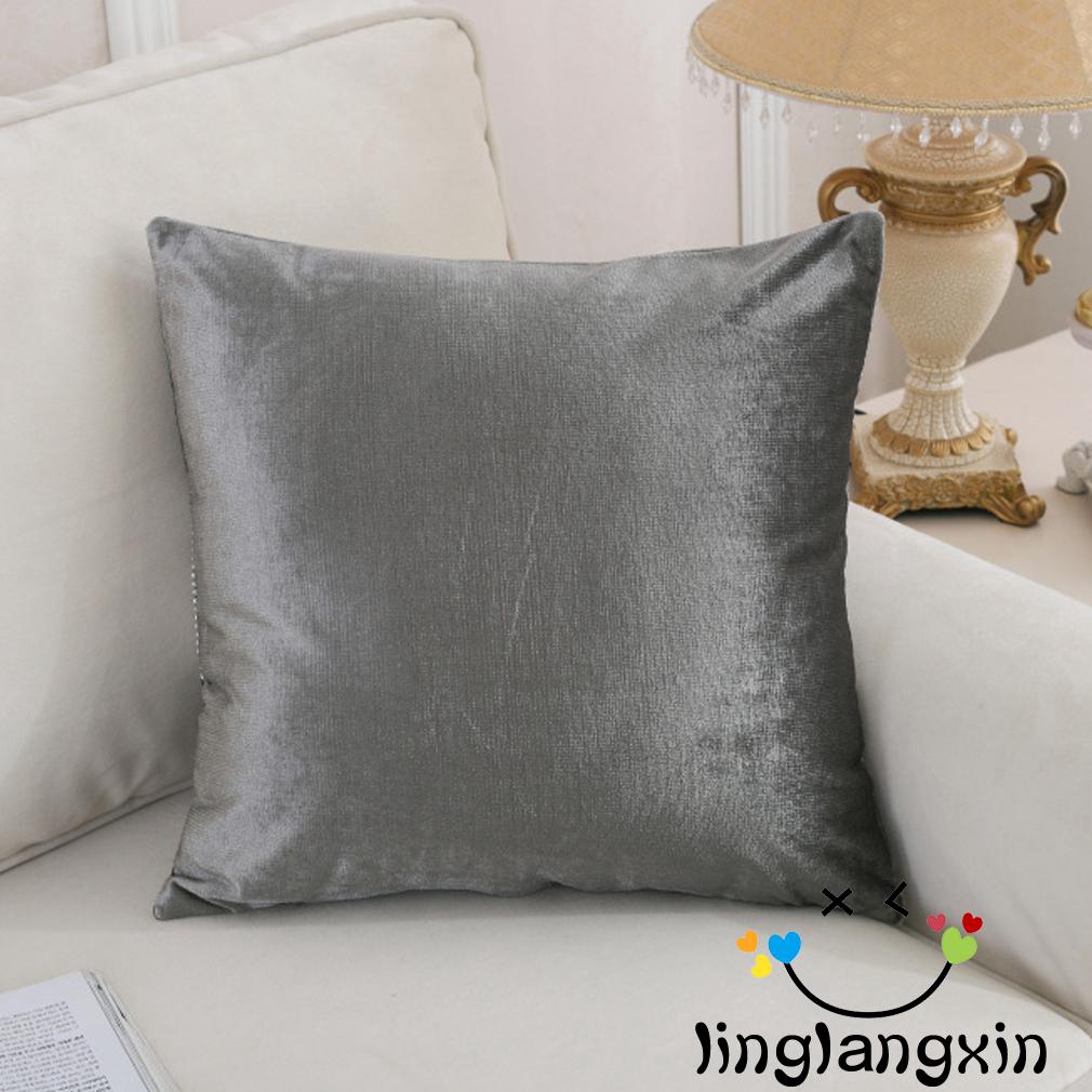 Vỏ gối vuông đính kim cương giả lấp lánh trang trí ghế sofa / nội thất / văn phòng