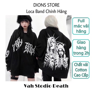 Áo Khoác Nỉ Cadigan VAD STUDIO QUEEN DEVIL Chất Nỉ Ngoại Full Tag Vải Unisex Nam Nữ Cao Cấp - DIONS STORE