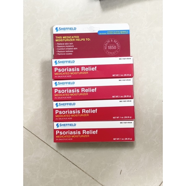 Kem thoa loại bỏ khô da, mẫn đỏ PSORIASIS RELIEF 28.35G - hàng chuẩn Mỹ