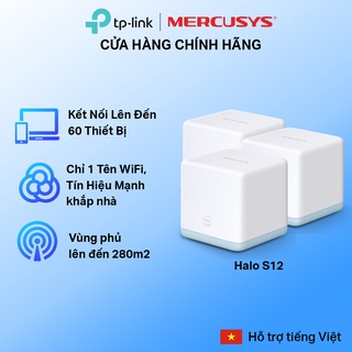 Hệ Thống Wifi Mesh Mercusys Halo S3 (3-pack) Chuẩn N 300Mbps Dành Cho Gia Đình
