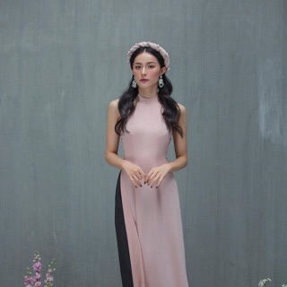 Set áo dài yếm kèm quần + mấn