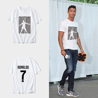 Áo thun tay ngắn in hình cristiano ronaldo cr7