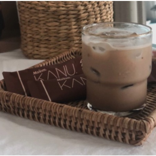 Cà phê hòa tan uống liền dạng thanh MAXIM KANU dòng Latte vị cà phê gấp đôi nhiều loại tùy chọn