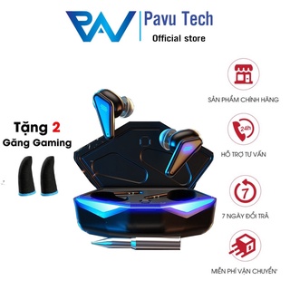 Tai nghe gaming k33, tai nghe bluetooth không dây 5.0 có mic với độ trễ thấp pavu tech