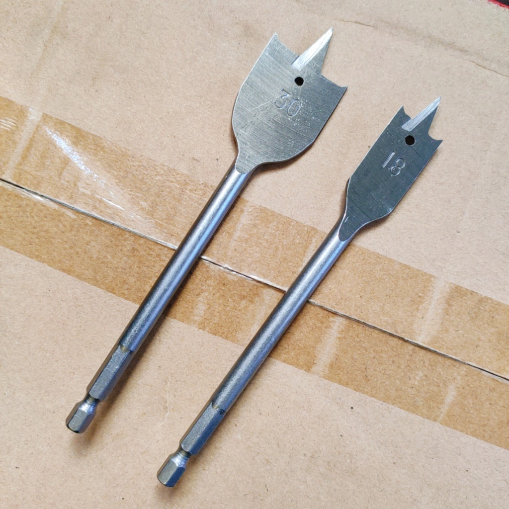 Mũi Khoan Khoét Lỗ Gỗ 10-32mm Hình Đuôi Cá Chuyên Dụng