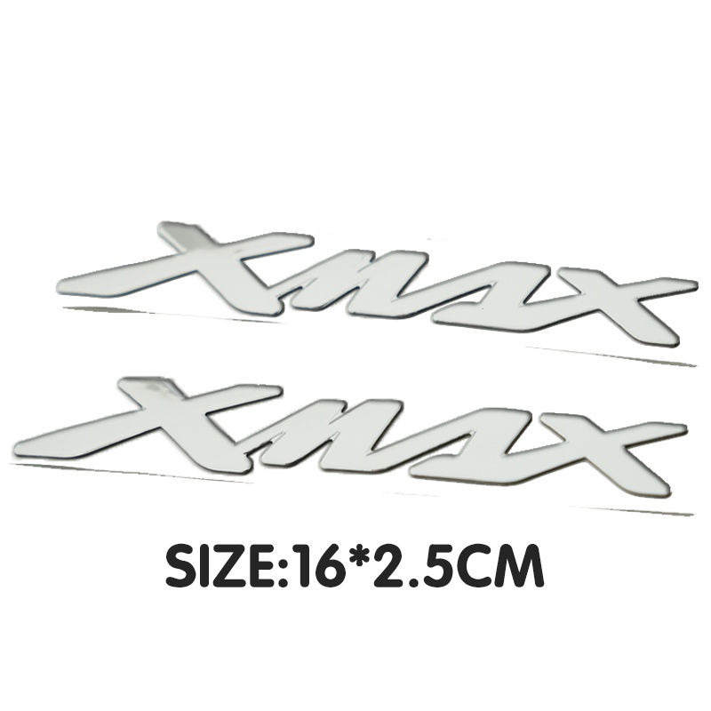 1 Cặp Miếng Dán Trang Trí Logo Cho Xe Mô Tô Yamaha Xmax