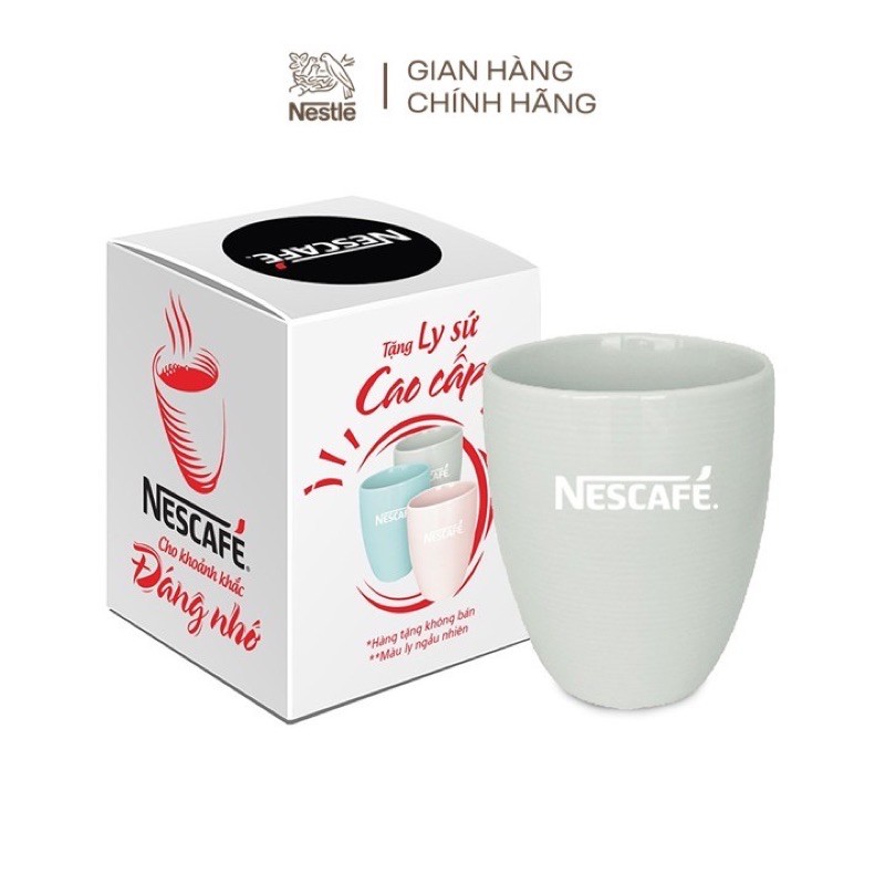 (Hà Nội có sẵn) Ly sứ cao cấp Dong Hwa hàng quà tặng Nescafe các màu