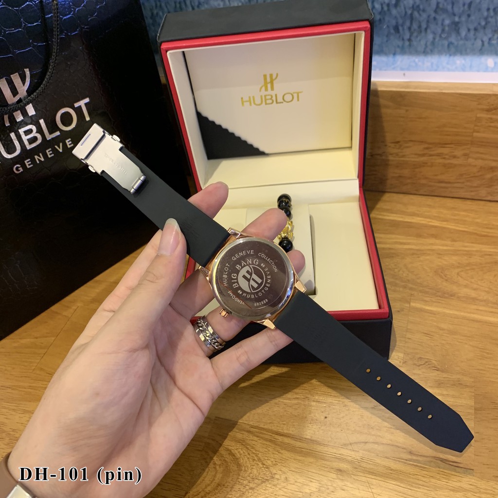 Đồng hồ nam nữ HL dây cao su giá rẻ, Đồng hồ thời trang DH101 - Shop108 | BigBuy360 - bigbuy360.vn
