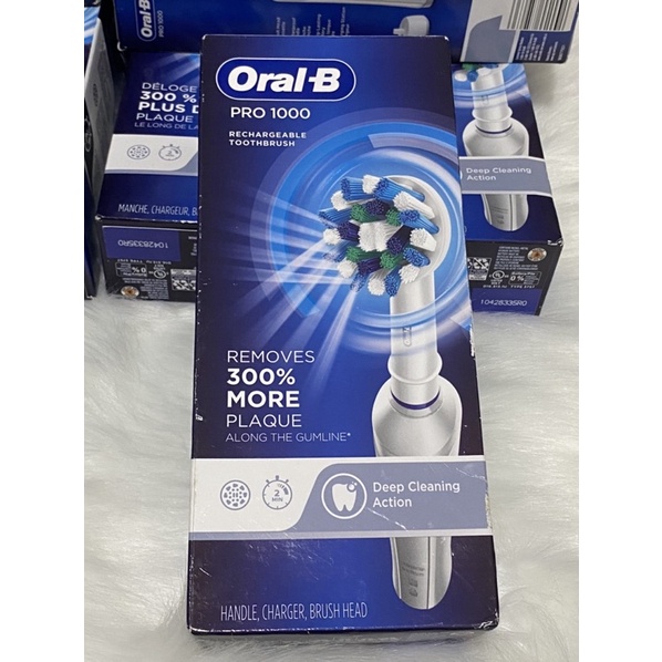 [ Hàng Mỹ ] Bàn chải điện sạc Oral B PRO 500 / PRO 1000