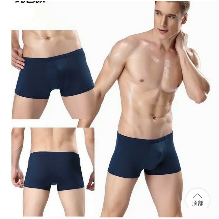 Quần Lót Boxer Nam [ Bộ 4 Quần] - Sịp Đùi Nam Cotton Mềm Mịn Co Giãn 4 Chiều Túi Zip AVISHOP - 289