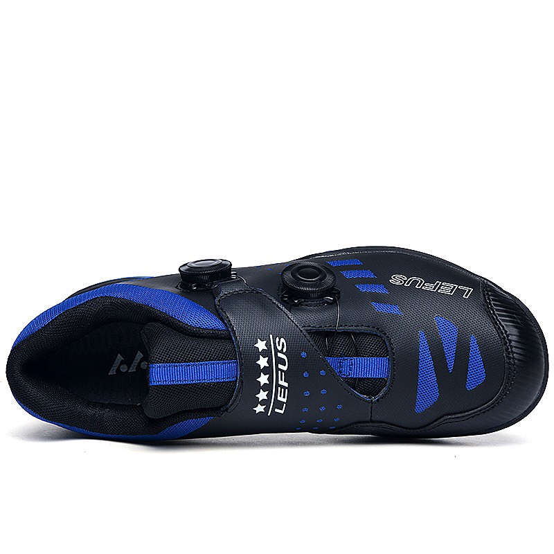 Giày cầu lông Lefus L013 đen cao cấp, nút vặn (ko cần buộc dây), Cushion giảm chấn, bám sàn tốt, kèm quà tặng