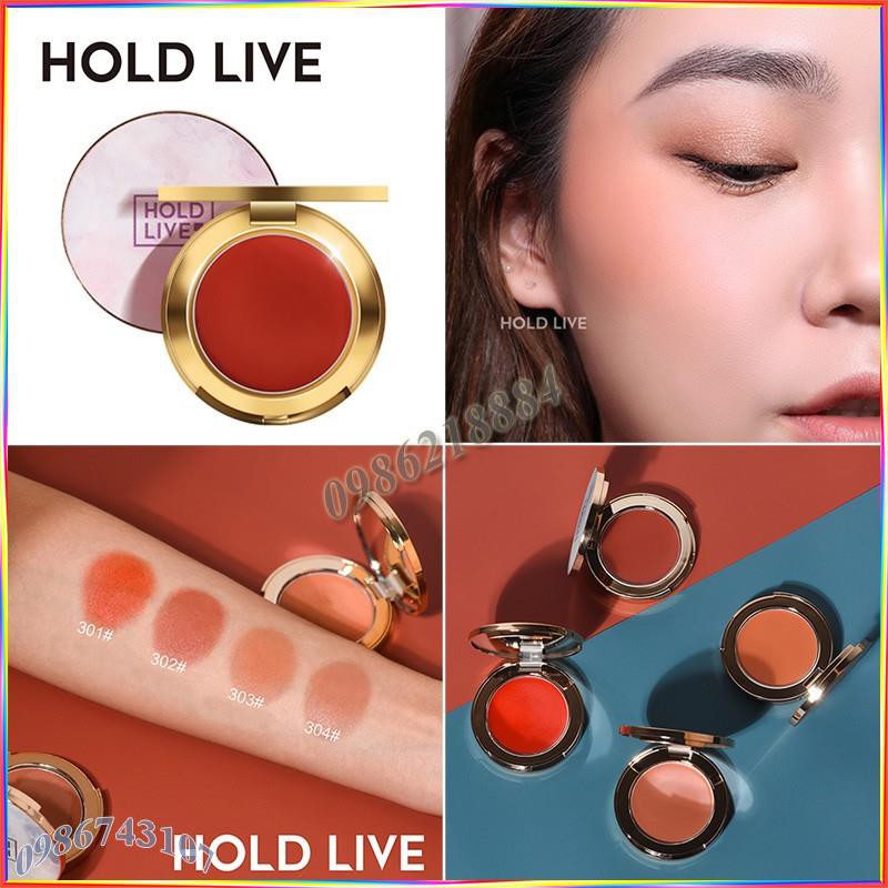 Phấn má đơn sắc Hold Live Pro Silk Satin Fog Blusher ASH10