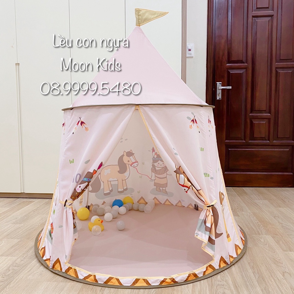 Lều Hoàng Tử Công Chúa⚡FREESHIP⚡Lều Thổ Dân Siêu Dễ Thương Mẫu Mới Nhất 🎊