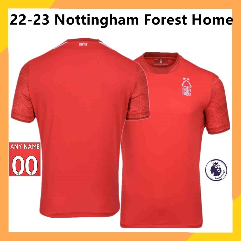 Áo Thun Bóng Đá Câu Lạc Bộ Nottingham 22-23 Size S-4XL