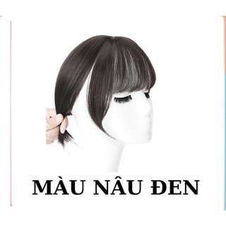 Tóc mái giả 3d có rãnh da đầu