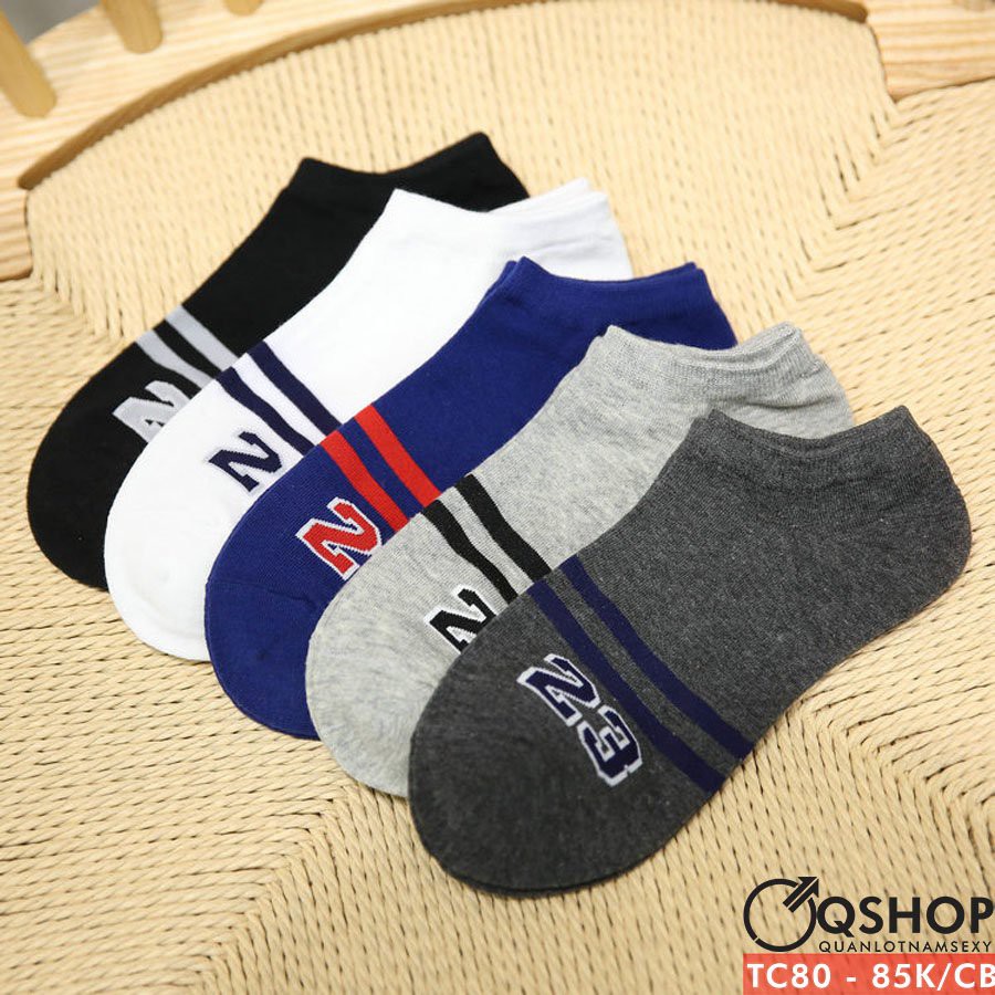 Combo 5 đôi vớ tất cổ thấp