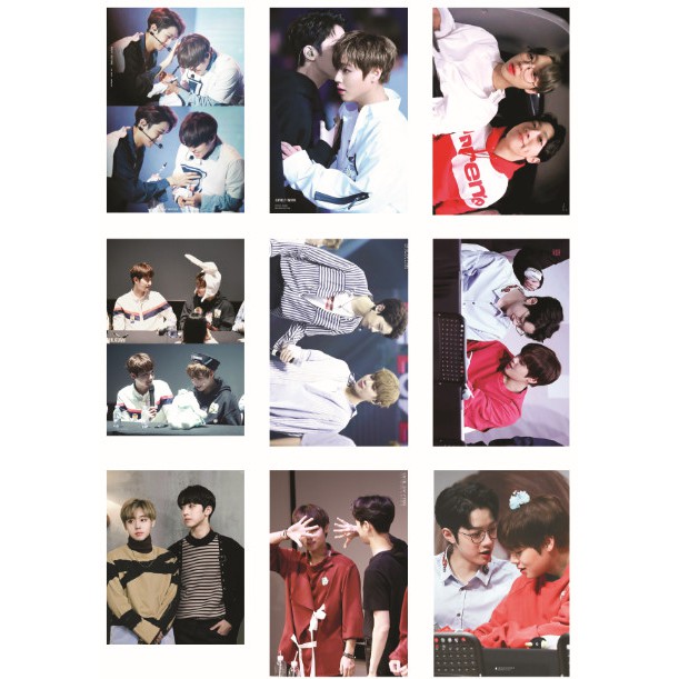 Lomo card 63 ảnh WANNA ONE Couple PanWink (Jihoon + Guanlin)