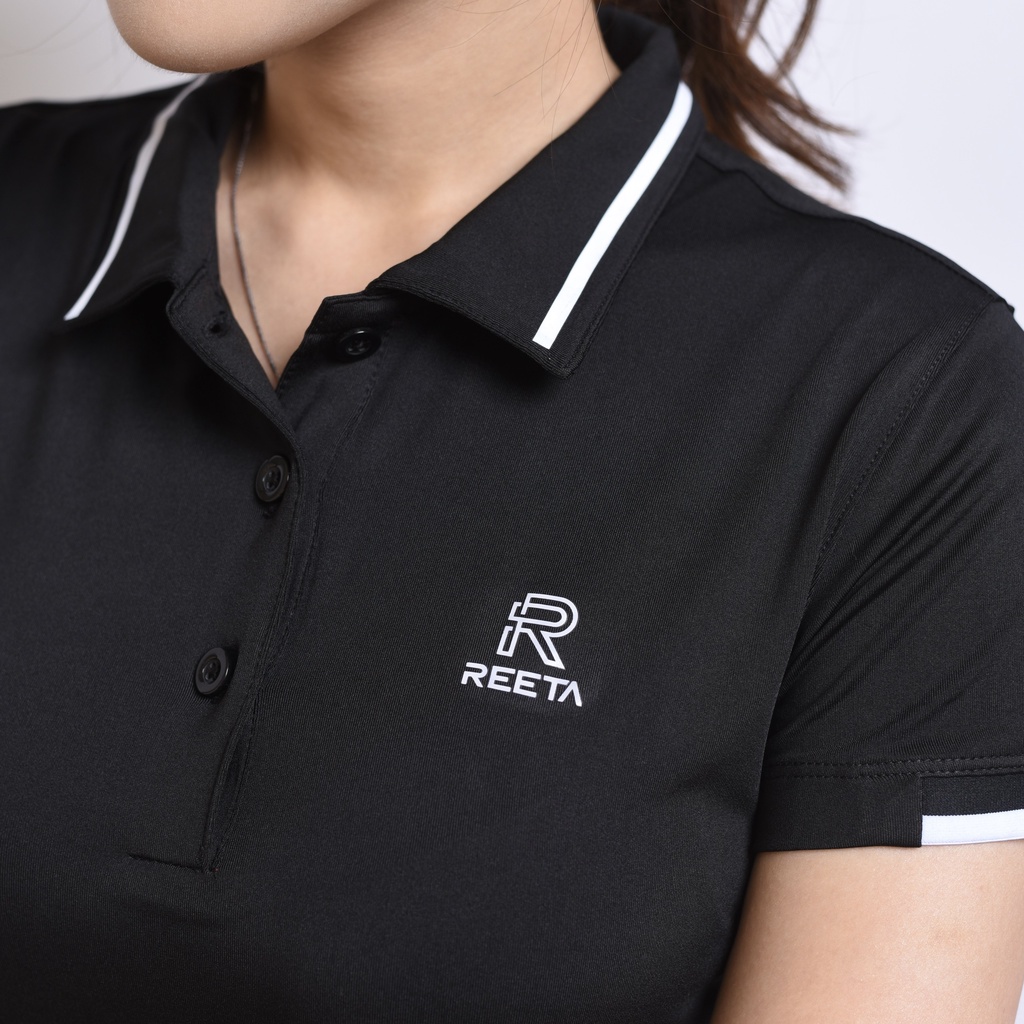 Áo Polo thể thao nữ REETA vải thun thoát hơi nhanh co giãn Tốt phù hợp chơi thể thao và mặc thường ngày - A1690