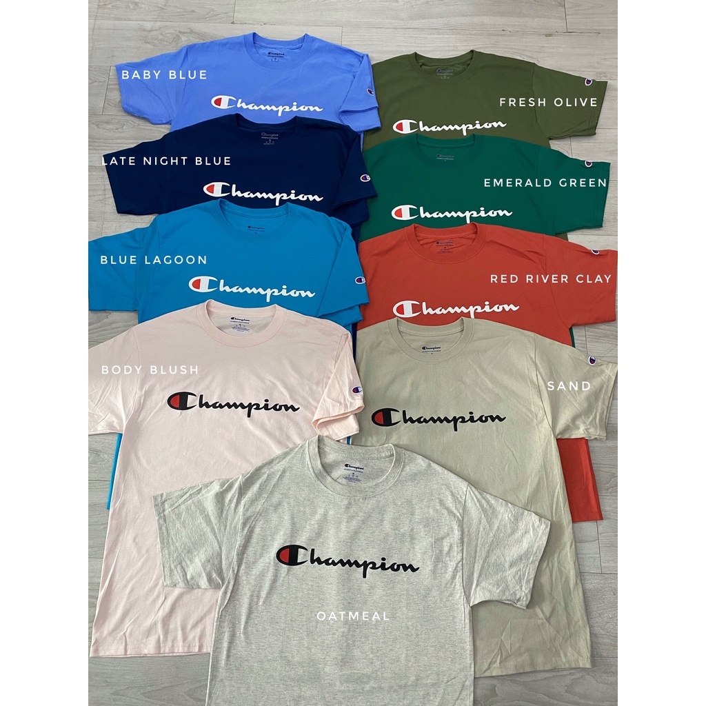 Áo thun Champion Graphic Logo phối màu mới unisex chính hãng