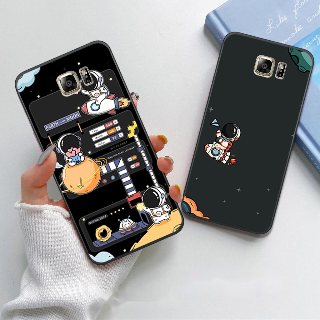 Ốp lưng Samsung Note 5/ S6/ S6 Edge/ S7/ S7 Edge hình vũ trụ, phi hành gia astronaut