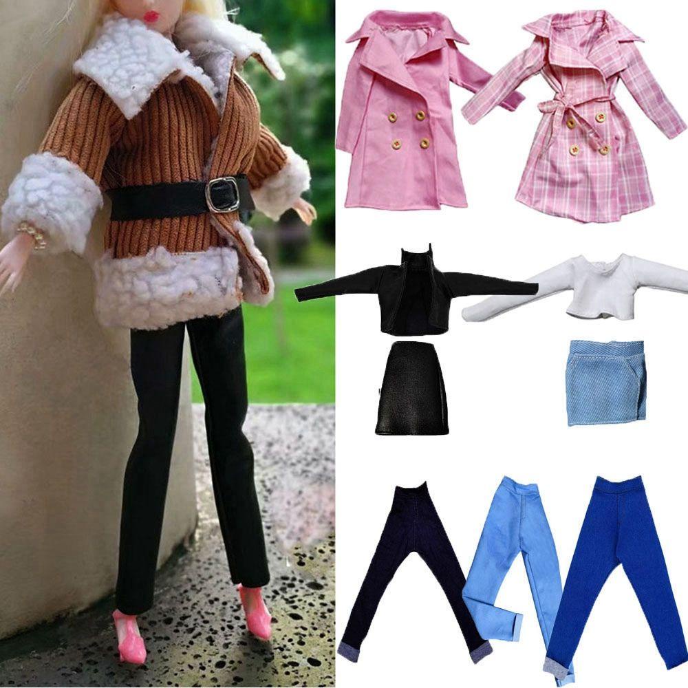 Áo Khoác Jean Thời Trang Dành Cho Búp Bê Kích Thước 11.5 &quot;1 / 6