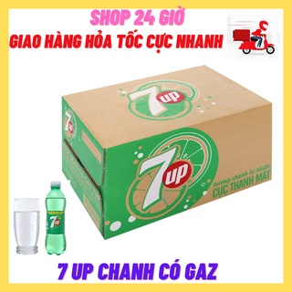 Thùng Nước Ngọt 7Up Chanh Có Gaz