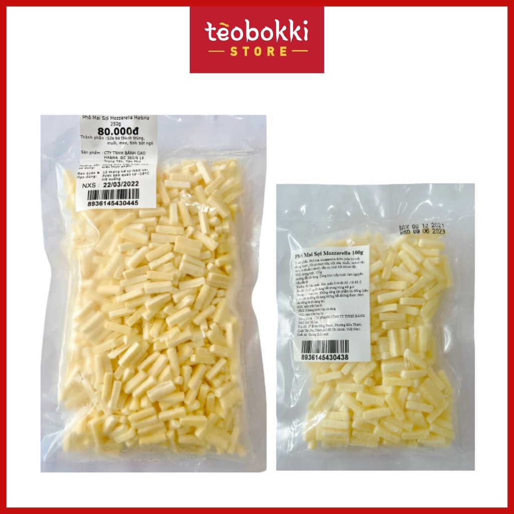 [SHIP HCM] Phô Mai Sợi Mozzarella 100g / 250g - Phô mai mozarella Anchor nhập khẩu New Zealand loại ngon