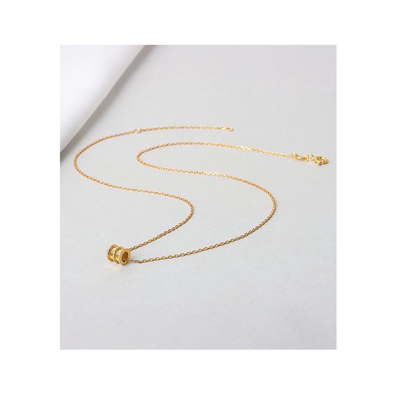 [FreeShip] Dây chuyền nữ titan rãnh hình trụ X3-105 - CAM KẾT KHÔNG BAY MÀU