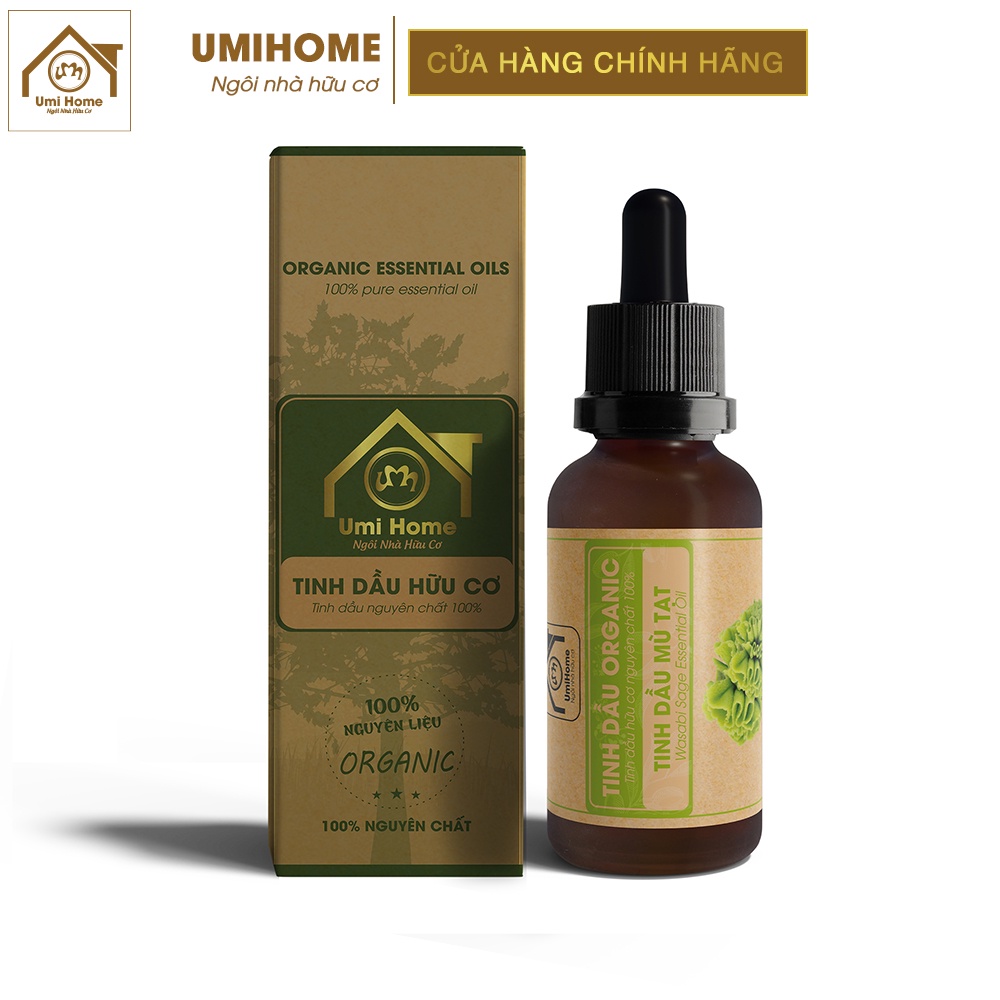 Tinh dầu Mù Tạt hữu cơ UMIHOME 10ml nguyên chất