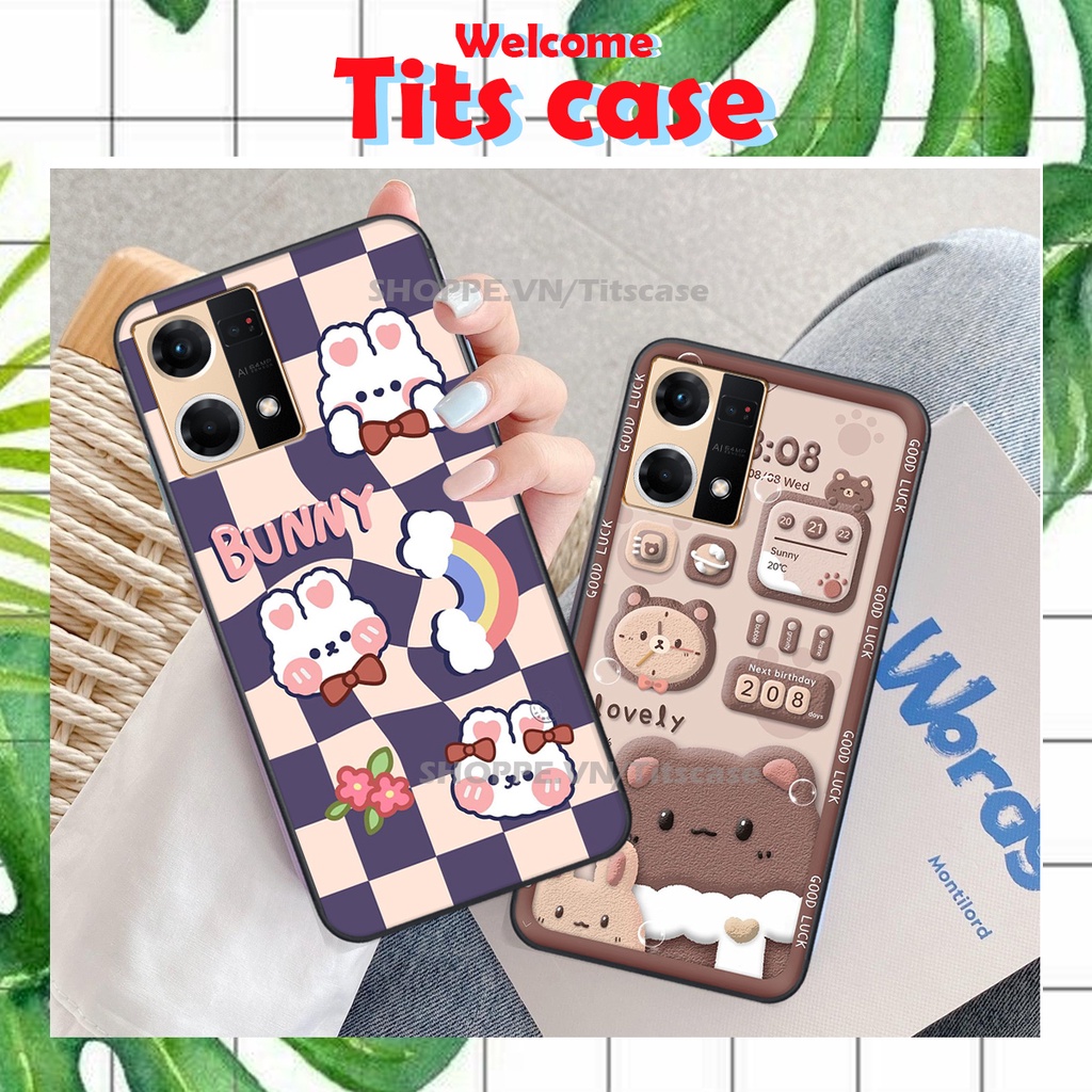 Ốp lưng Oppo RENO 7 4G / RENO 8 4G in hình GẤU K@WS- BE@R COOL-CỰC XINH-RẺ-BỂN -ĐẸP