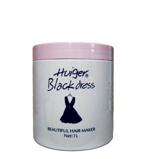 Kem ủ xả tóc siêu mượt huiger black dress 1000ml