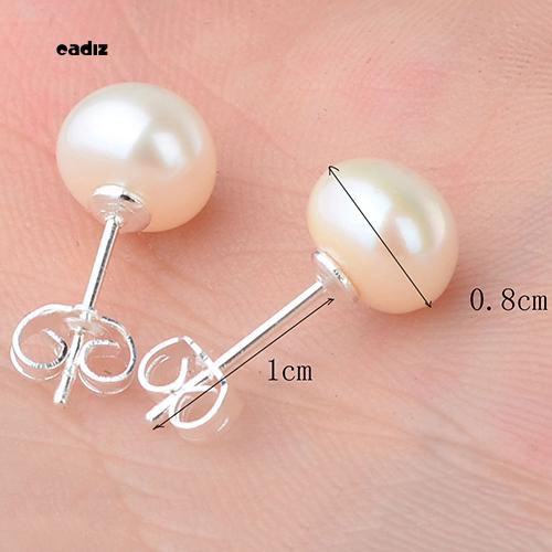 Bông tai ngọc trai giả màu trắng thời trang cho nữ