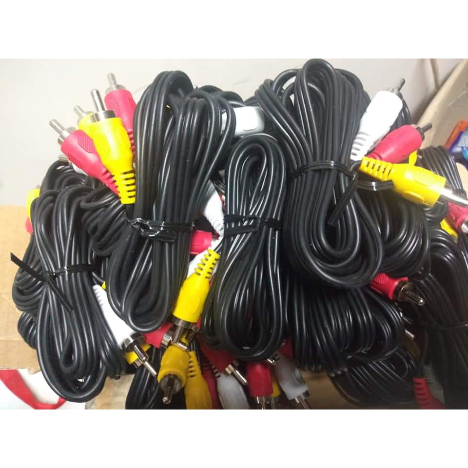 Dây AV 6 đầu 1m2 zin xịn