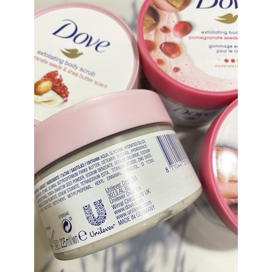 Tẩy da chết body DOVE Exfoliating Body Polish 298g