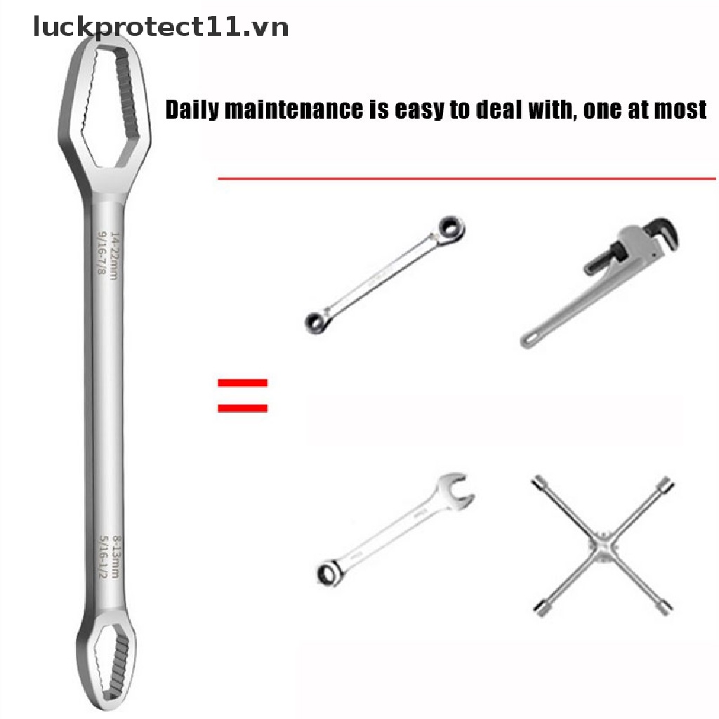 Cờ Lê Cr Vandium Hai Đầu Đa Năng 8mm-22mm